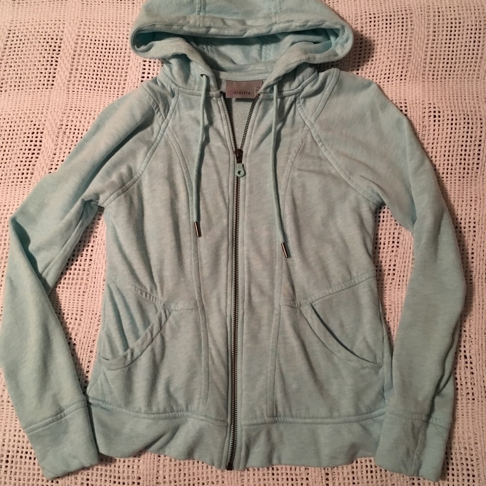 Athleta light turquoise Bombay Beach zip up hoodie ❌FIRM PRICE ❌